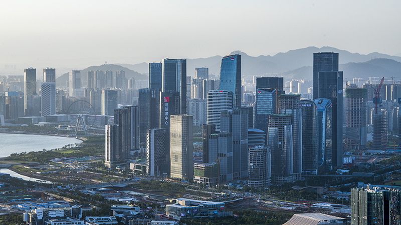 圖為深圳前海城市風光。
