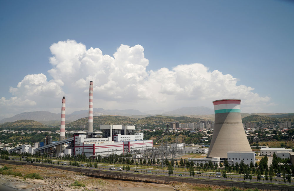 杜尚別2號熱電廠（2024年6月22日攝）。